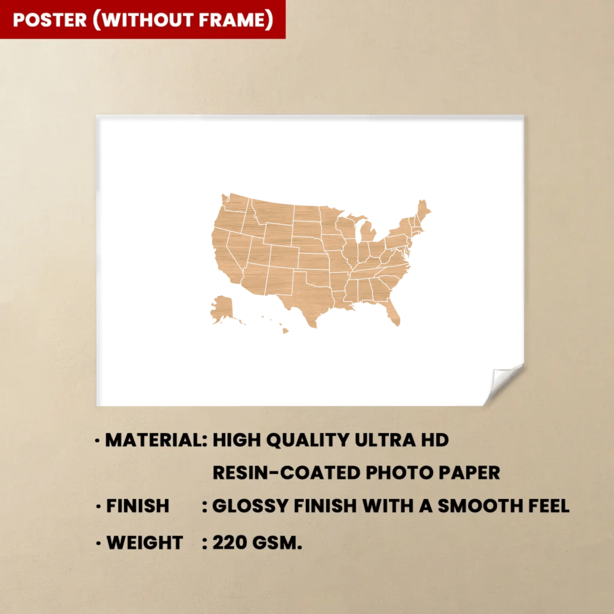 Family Close At Heart State Map - Personalized Poster 746002 - 746111 - DiyGiftly