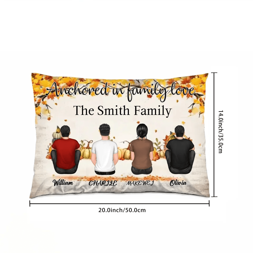 Family Forever Beach Design - Personalized Pillow 714449 - B - DiyGiftly
