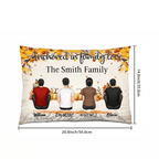 Family Forever Beach Design - Personalized Pillow 714449 - B - DiyGiftly