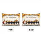 Family Forever Beach Design - Personalized Pillow 714449 - B - DiyGiftly