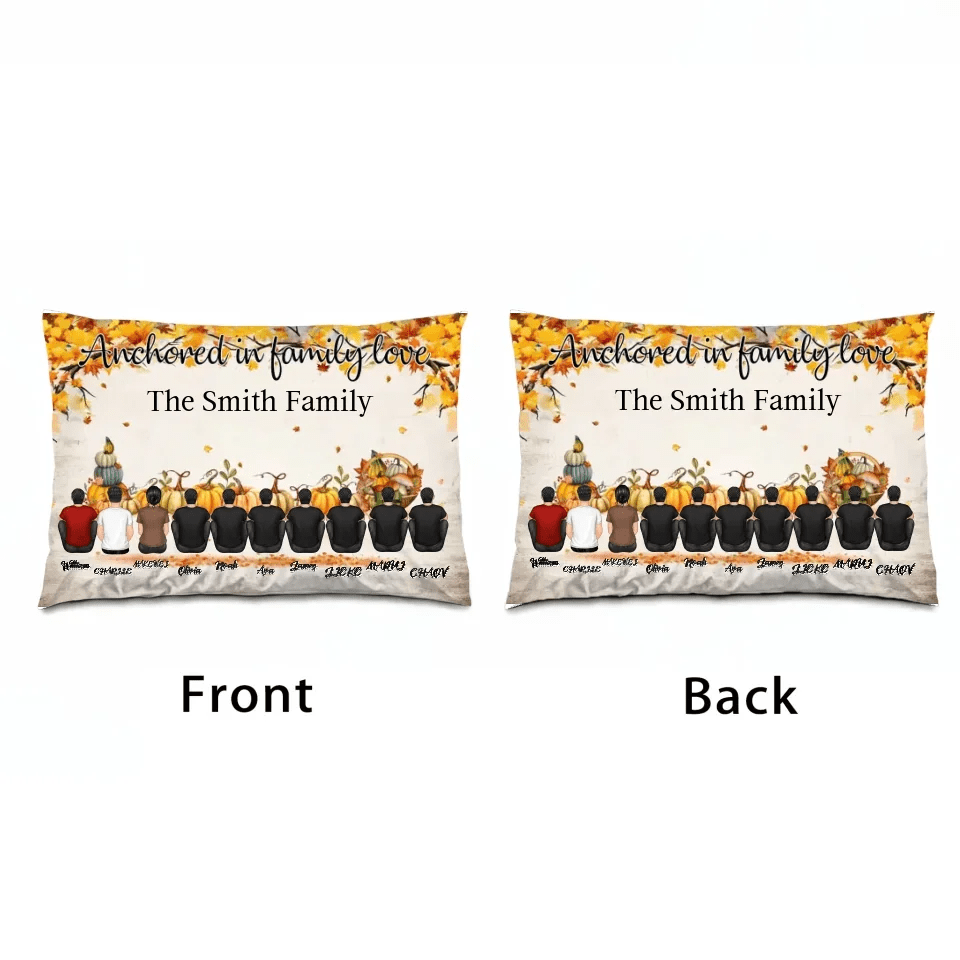 Family Forever Beach Design - Personalized Pillow 714449 - B - DiyGiftly