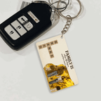 Family is Love with Photo - Customizable Family Acrylic Keychain 737140 - DiyGiftly