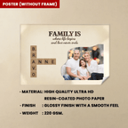 Family is Love with Photo - Customizable Family Canvas 723831 - 723947 - DiyGiftly