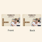 Family is Love with Photo - Customizable Family Wallet Card 723831 - Q - DiyGiftly