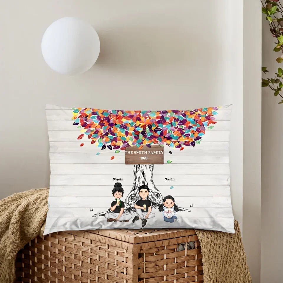 Family Like Branches On A Tree - Personalized Pillow 716554 - B - DiyGiftly