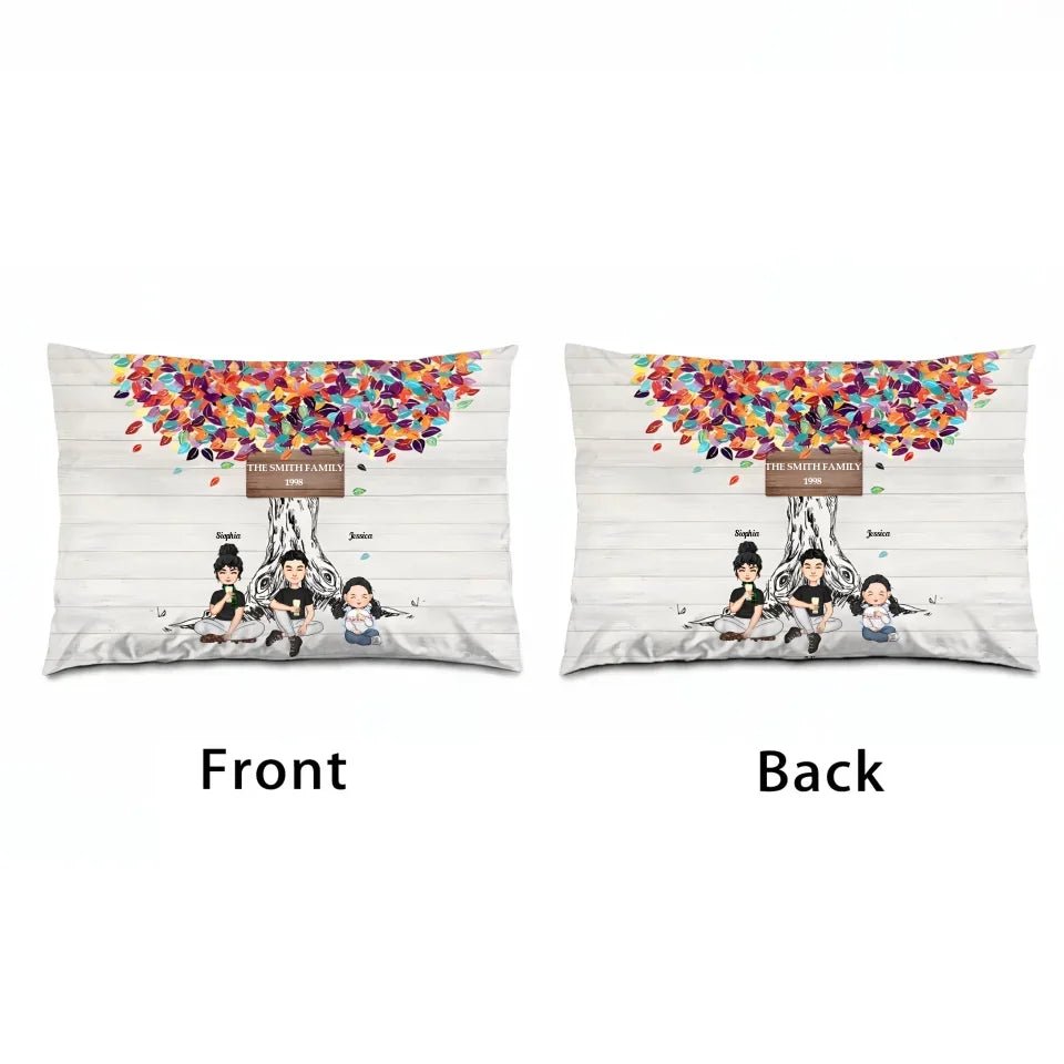 Family Like Branches On A Tree - Personalized Pillow 716554 - B - DiyGiftly