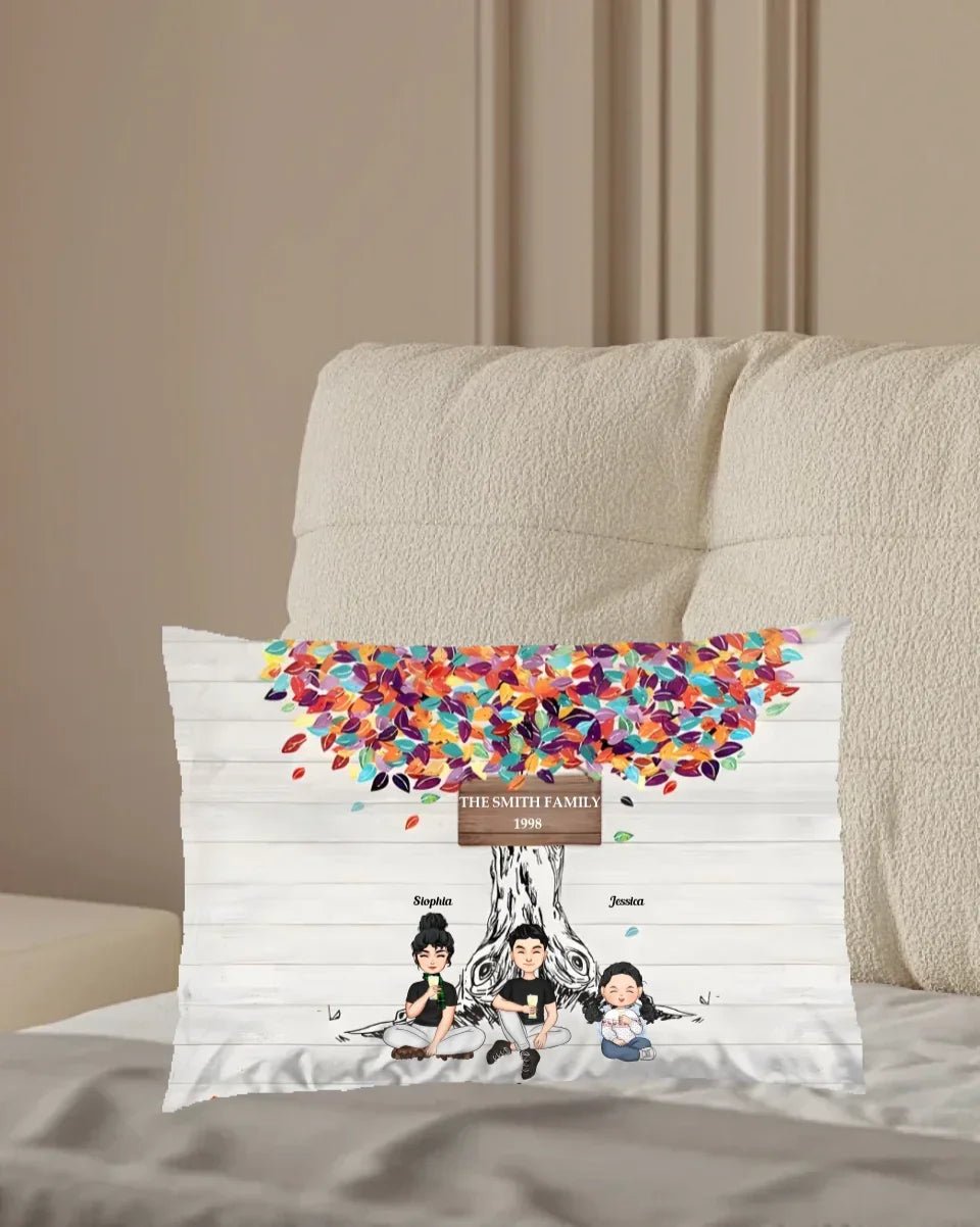 Family Like Branches On A Tree - Personalized Pillow 716554 - B - DiyGiftly