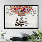 Family Like Branches On A Tree - Personalized Poster/Wrapped Canvas 714242 - 714606 - DiyGiftly