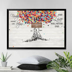 Family Like Branches On A Tree - Personalized Poster/Wrapped Canvas 714242 - 714606 - DiyGiftly