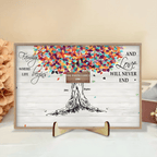 Family Like Branches On A Tree - Personalized Wooden Plaque 714242 - DiyGiftly