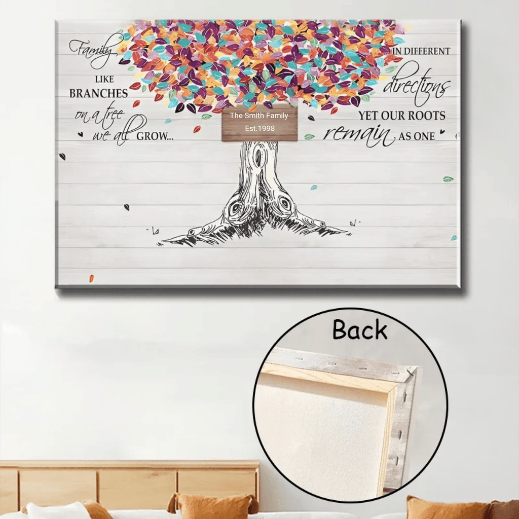 wooden canvas personalized photo remembrance gift poster and canvas