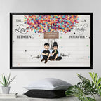 personalized photo canvas wooden remembrance gift poster and canvas