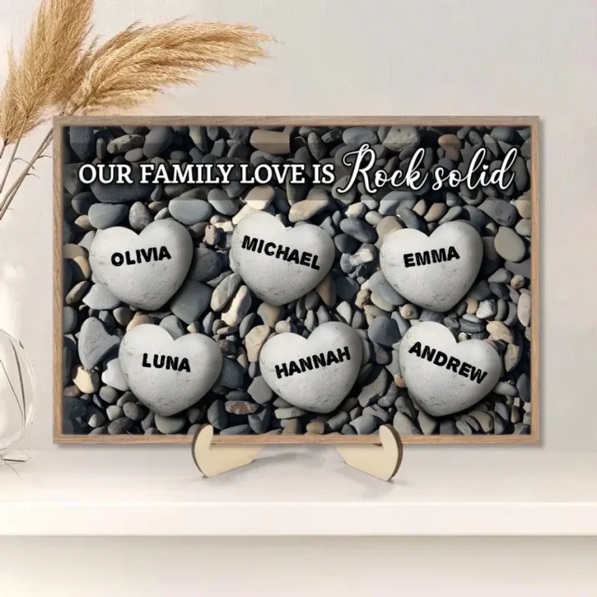 Family Love - Personalized Custom Name Canvas 735317 - DiyGiftly