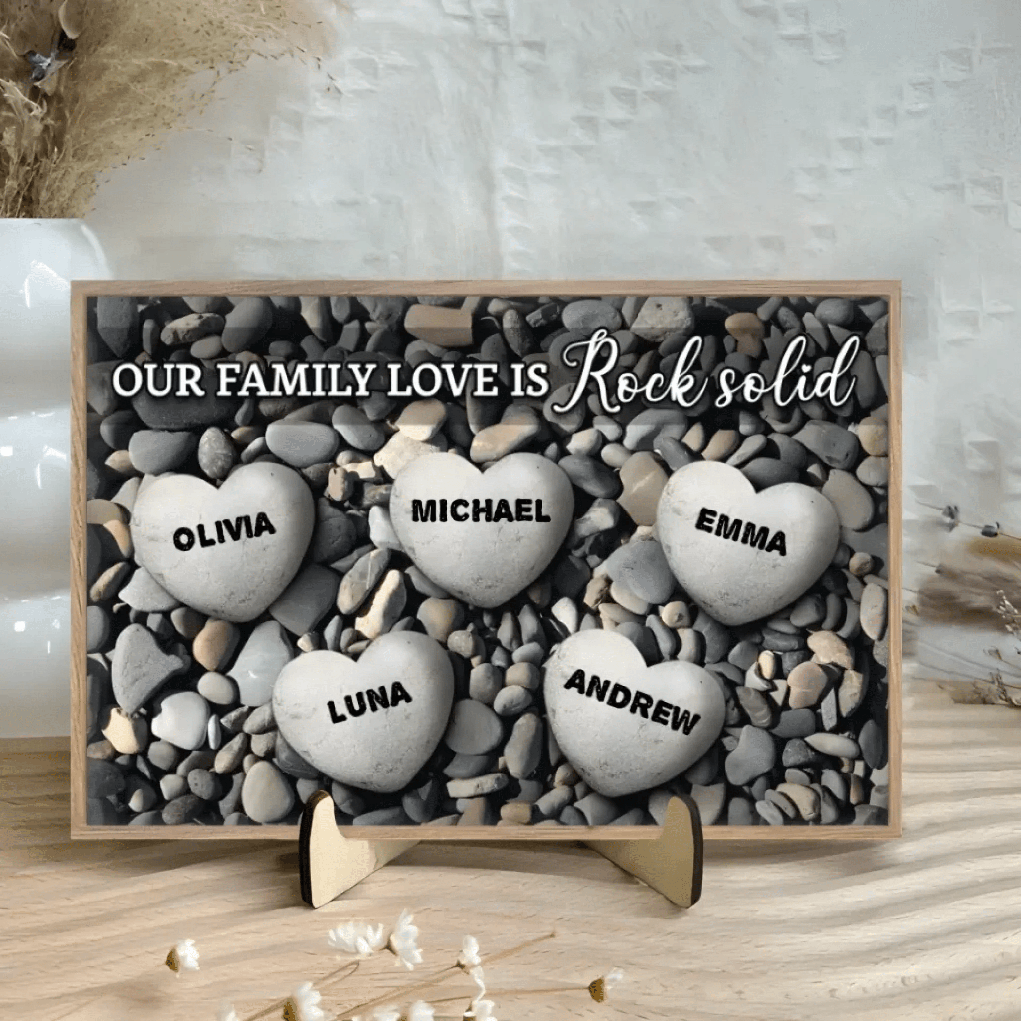 Family Love - Personalized Custom Name Canvas 735317 - DiyGiftly