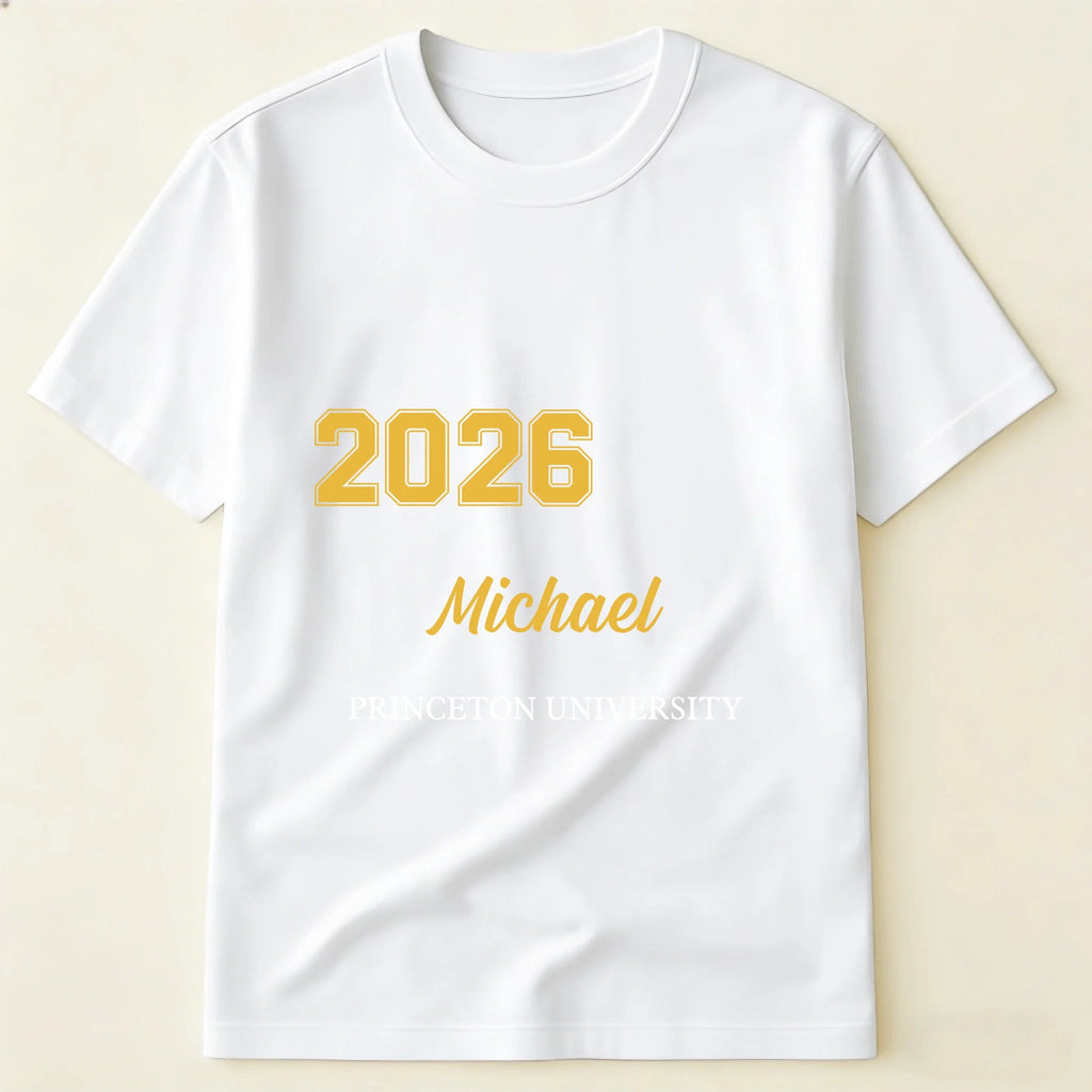 personalized t shirt graduation gift for daughter detail view