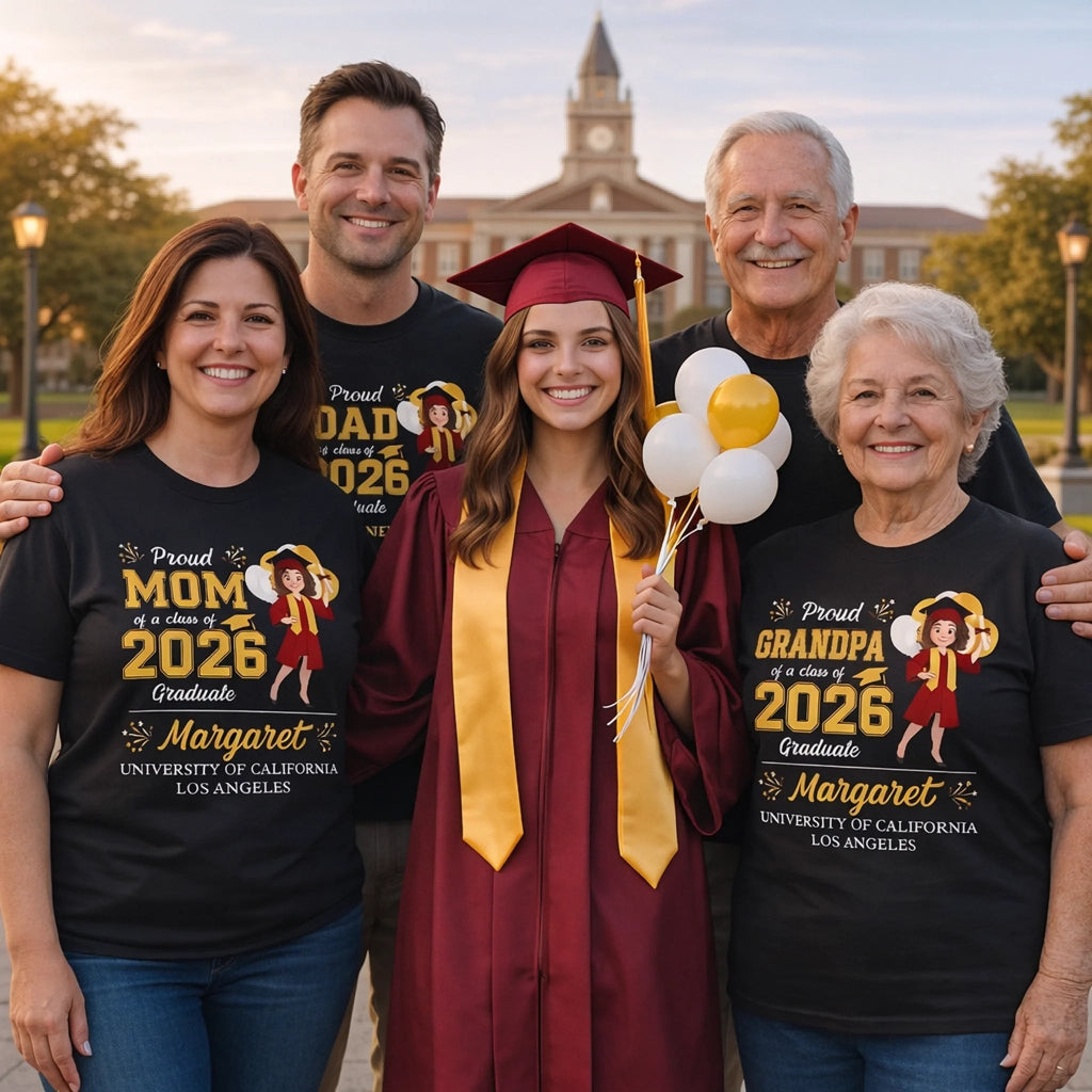 t shirt personalized gift for daughter graduation main image