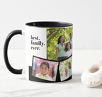 Family Photo Collage Mug – 5 Photos and Custom Text Personalized Coffee or Tea Cup, Unique Gift for Mom, Dad, Grandparents, or Friends, Perfect for Birthday, Christmas, or Everyday Use 20375808 - DiyGiftly