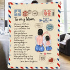Family - To My Mom - Personalized Blanket 723258 - DiyGiftly