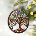 Family Tree Of Life - Personalized 2 - Layered Mix Ornament 687164 - DiyGiftly