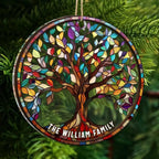 Family Tree Of Life - Personalized 2 - Layered Mix Ornament 687164 - DiyGiftly