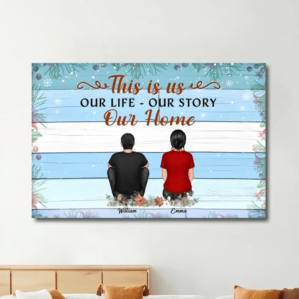 poster personalized photo wooden christmas remembrance poster and canvas