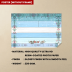 wooden poster personalized photo memorial keepsake poster and canvas