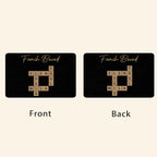 Family With Black Background Crossword - Customizable Wallet Card For Family 724036 - Q - DiyGiftly