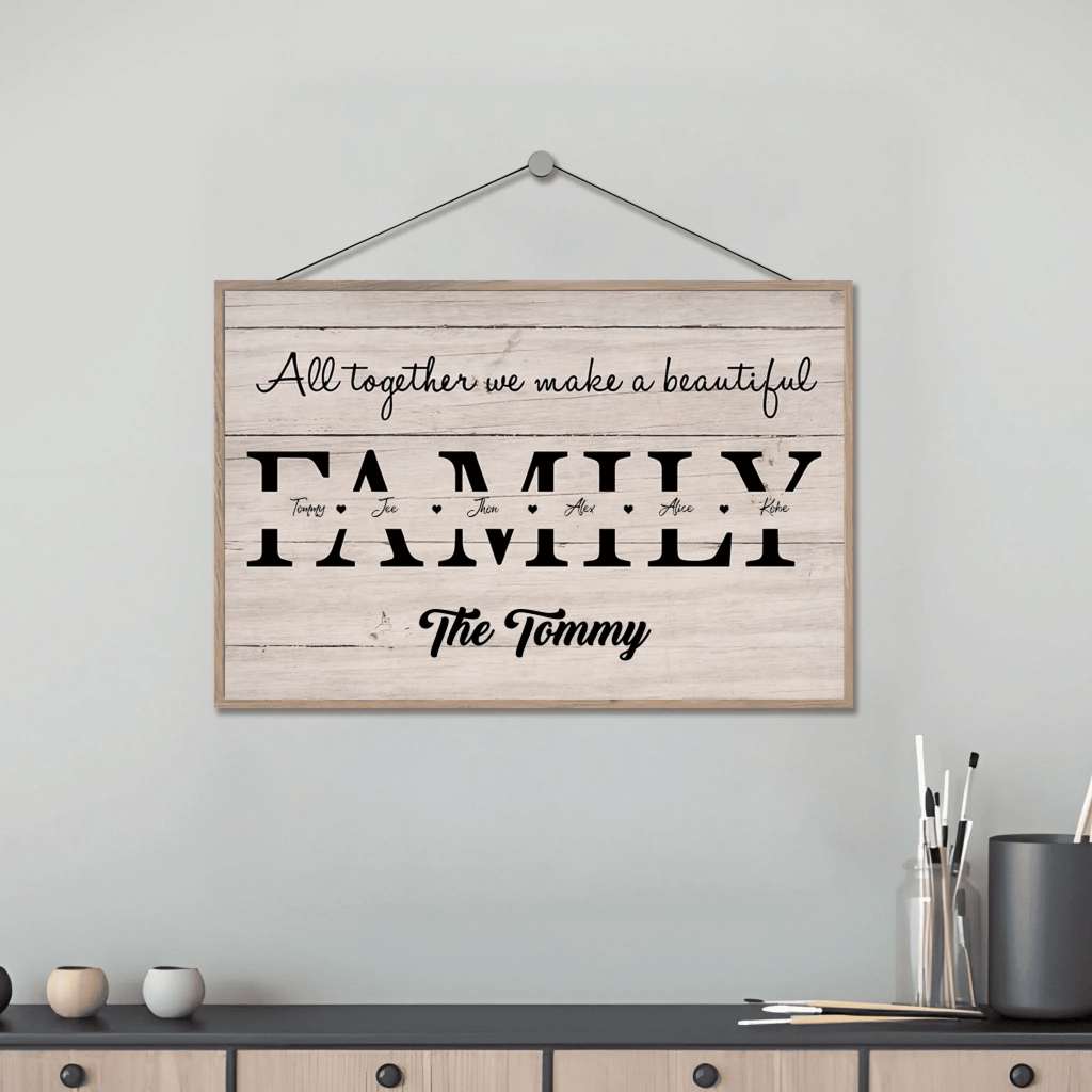 Familyls All - Personalized Custom Photo Wooden Plaque 728126 - DiyGiftly