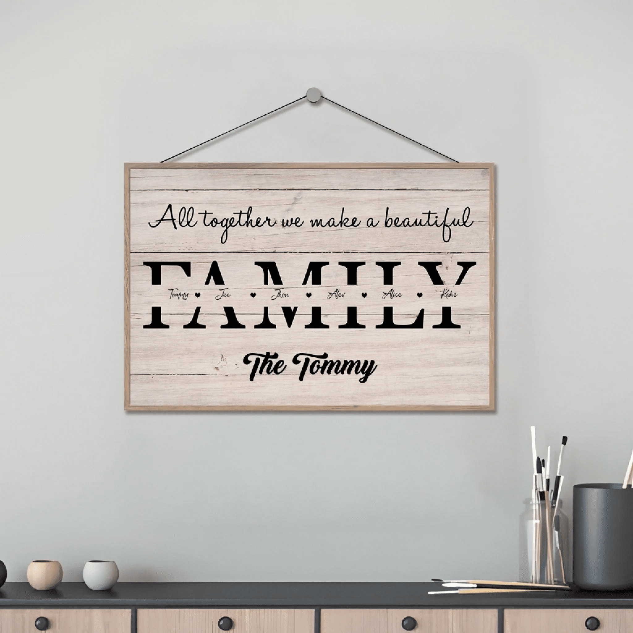 Familyls All - Personalized Custom Photo Wooden Plaque 728126 - DiyGiftly
