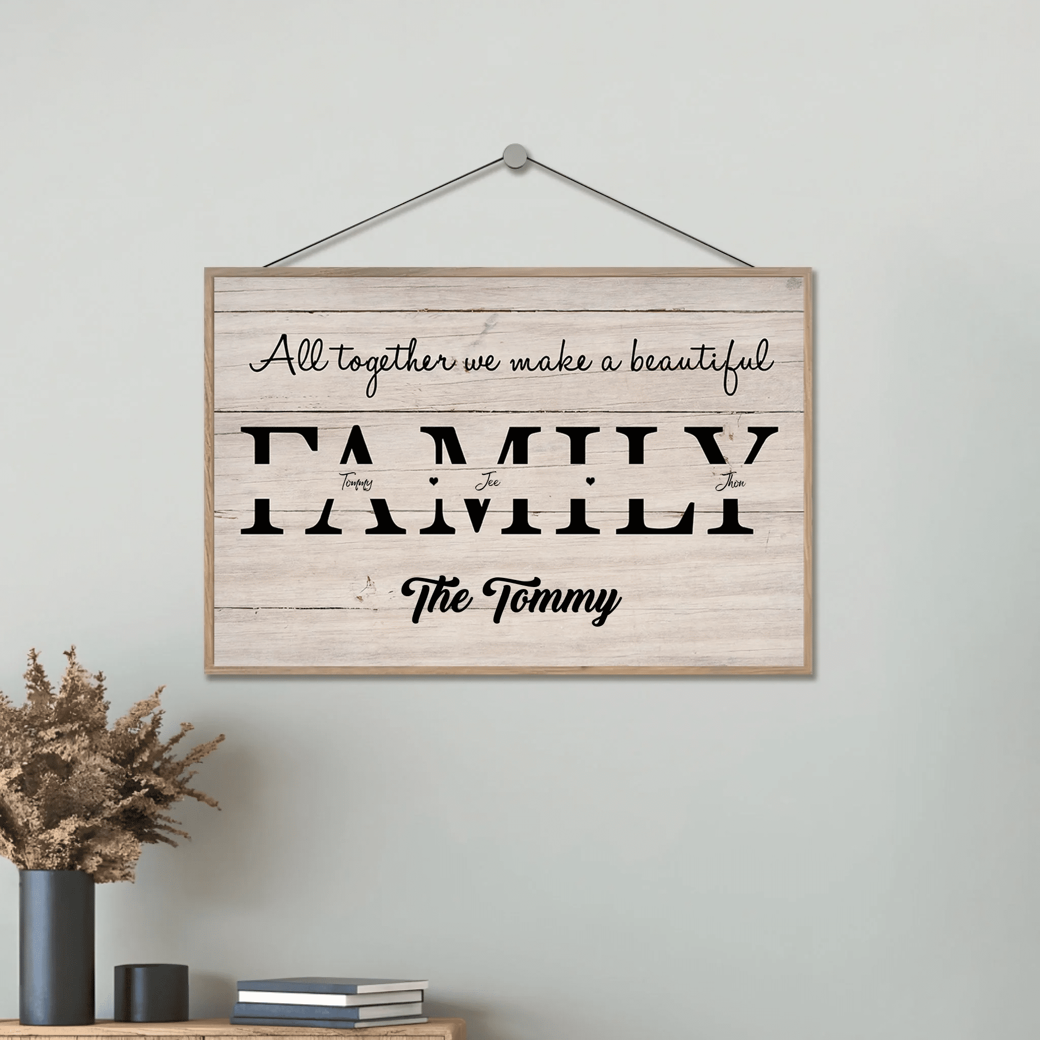 Familyls All - Personalized Custom Photo Wooden Plaque 728126 - DiyGiftly