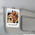Father's Day Gift, Custom Pet Photo Car Visor Clip, Gift for Dog Dad from Daughter Son, Drive Safe Gift, Papa Gift, Gift For Pet Lovers 23313920 - DiyGiftly