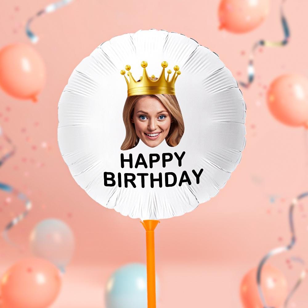 Custom Happy Birthday Balloons Personalized Face Balloon Decoration for Birthday