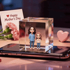 a memory that shines for mom personalized hologram video keepsake no 15 second holographic effect mothers day