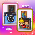 Personalized Brick Figure Fridge Magnets Pink Photo Stickers DIY Gift Fridge Magnets Gifts For Girlfriend Boyfriend Valentines Day