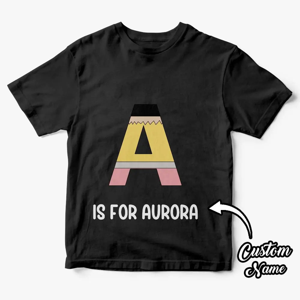 shirt personalized back to school gift for daughter angled view