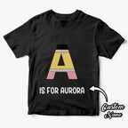 shirt personalized back to school gift for daughter angled view
