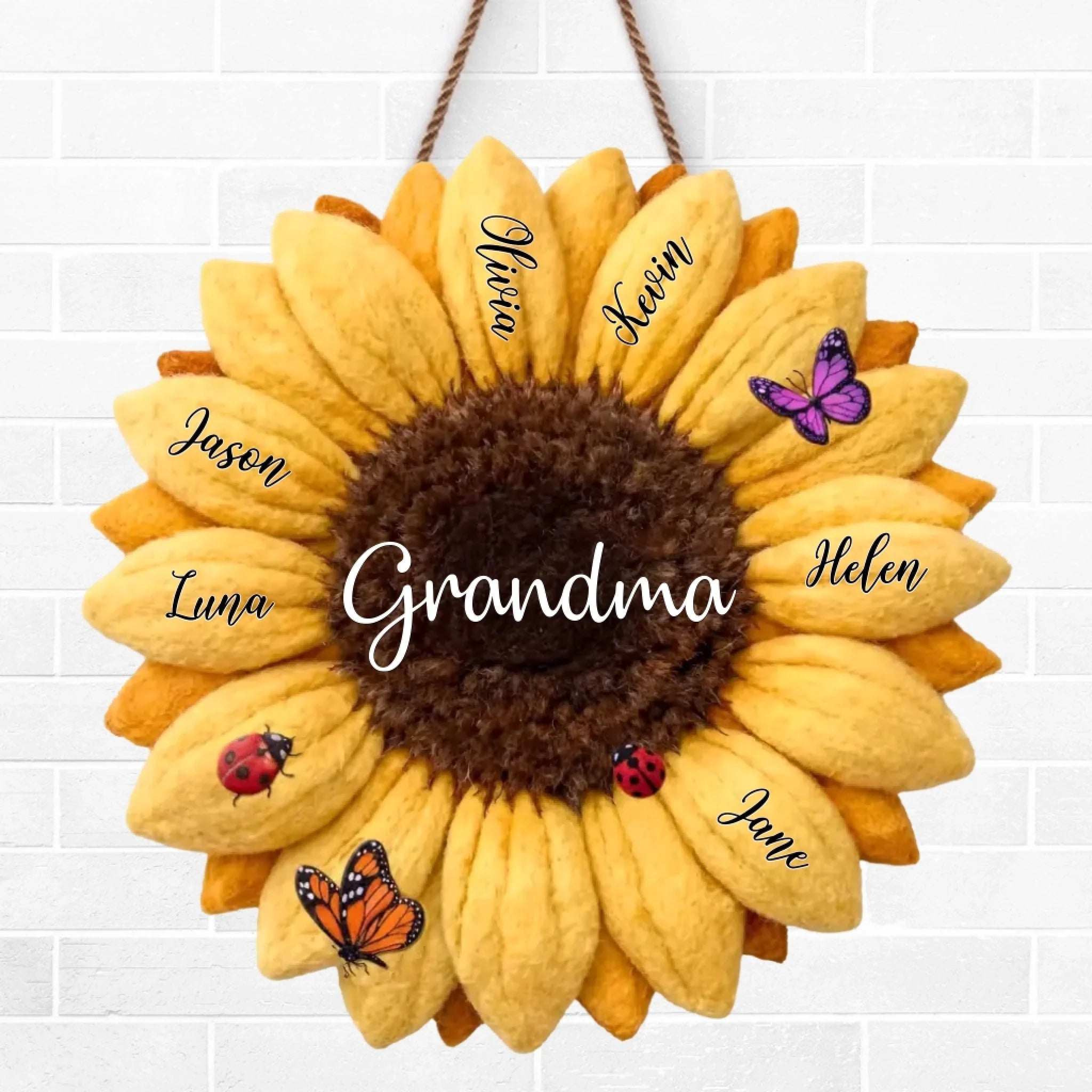 Feeling Blessed - Custom Wood Sign - Personalized Birthday Gift for Mom & Grandma - Heartfelt Design - Perfect for Home Display 1145597 - DiyGiftly