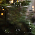 Feliz Naughty Cat - Personalized Custom Acrylic Ornament 724755 - DiyGiftly