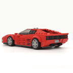Ferrari Testarossa Creative Vehicle Racing Car Building Blocks Construction Toy Brick Figures Gift for Car Lover - DiyGiftly