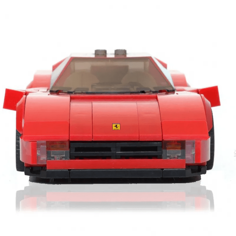 Ferrari Testarossa Creative Vehicle Racing Car Building Blocks Construction Toy Brick Figures Gift for Car Lover - DiyGiftly