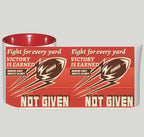 Fight for every yard. Victory is earned, not given - Custom Mug - Ceramic Mug - Perfect Gift for Rugby Fan,Birthday gift 752006 - DiyGiftly