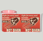 Fight for every yard. Victory is earned, not given - Custom Mug - Ceramic Mug - Perfect Gift for Rugby Fan,Birthday gift 752006 - DiyGiftly