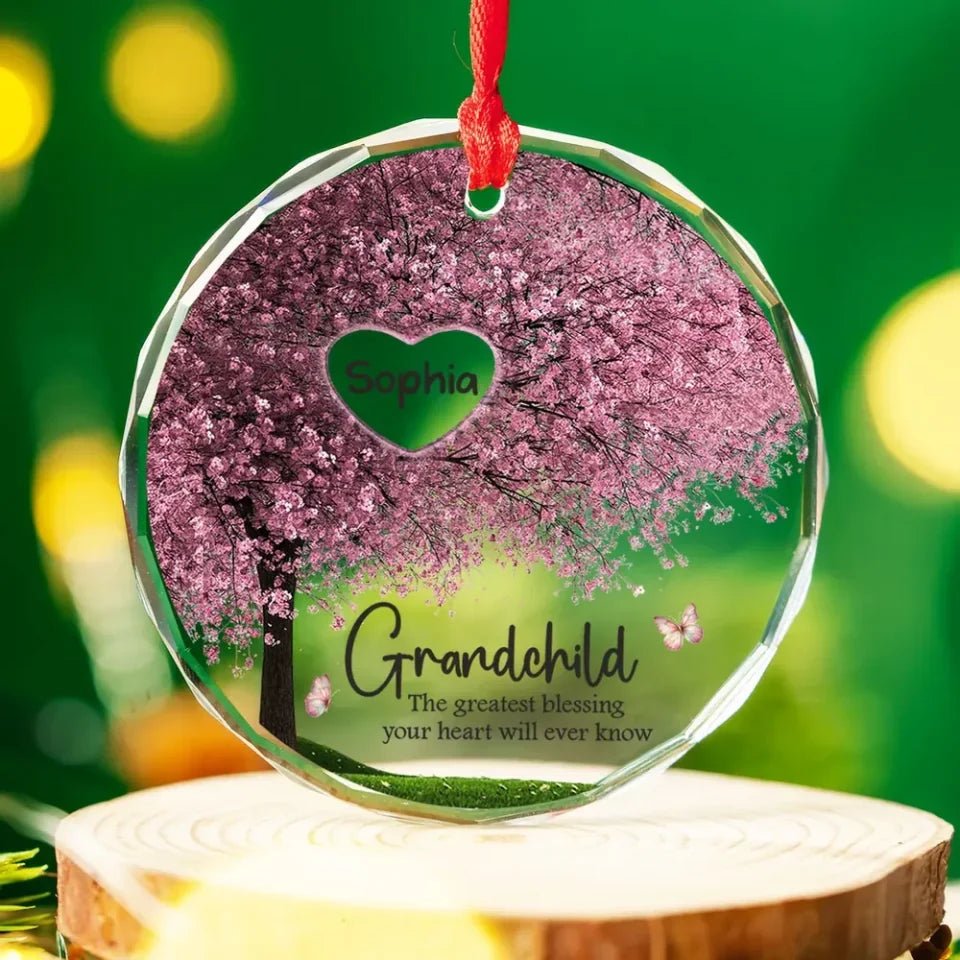 fill a place in your heart heartfelt keepsake glass ornament mothers day gift for grandma