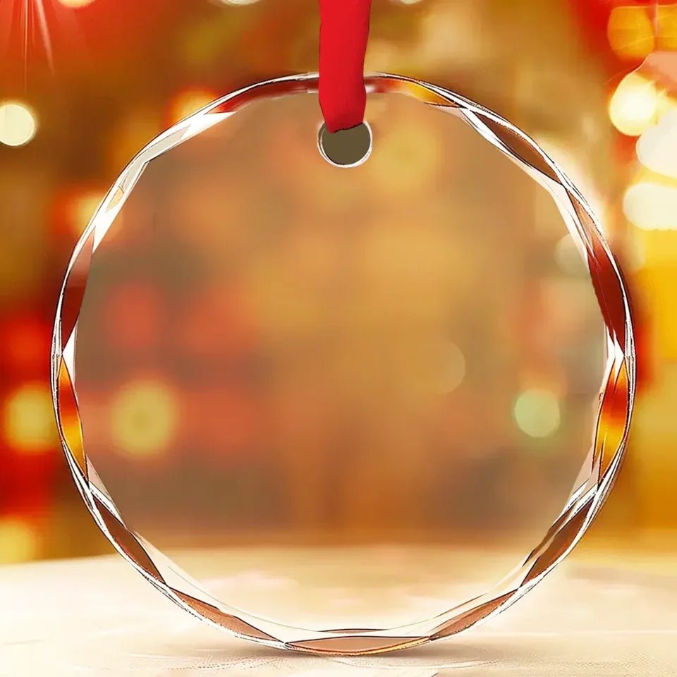 glass ornament with personalized names fill a place in your heart mothers day gift for grandma