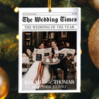 First Christmas as a Couple - The Wedding of the Year - Newlywed Couples Personalized Acrylic Photo Ornament - Customizable Keepsake for Your First Holiday Together59530240 - DiyGiftly