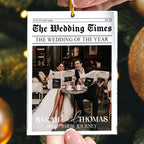 First Christmas as a Couple - The Wedding of the Year - Newlywed Couples Personalized Acrylic Photo Ornament - Customizable Keepsake for Your First Holiday Together59530240 - DiyGiftly