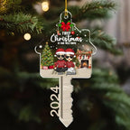 First Christmas In Our New Home - Personalized Custom Acrylic Ornament 722031 - DiyGiftly