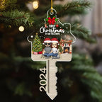 First Christmas In Our New Home - Personalized Custom Acrylic Ornament 722031 - DiyGiftly