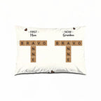 First Mom Now Grandma Crossword Puzzle Art Personalized Pillow Christmas Gift For Grandma, Gift For Mom 715435 - B - DiyGiftly