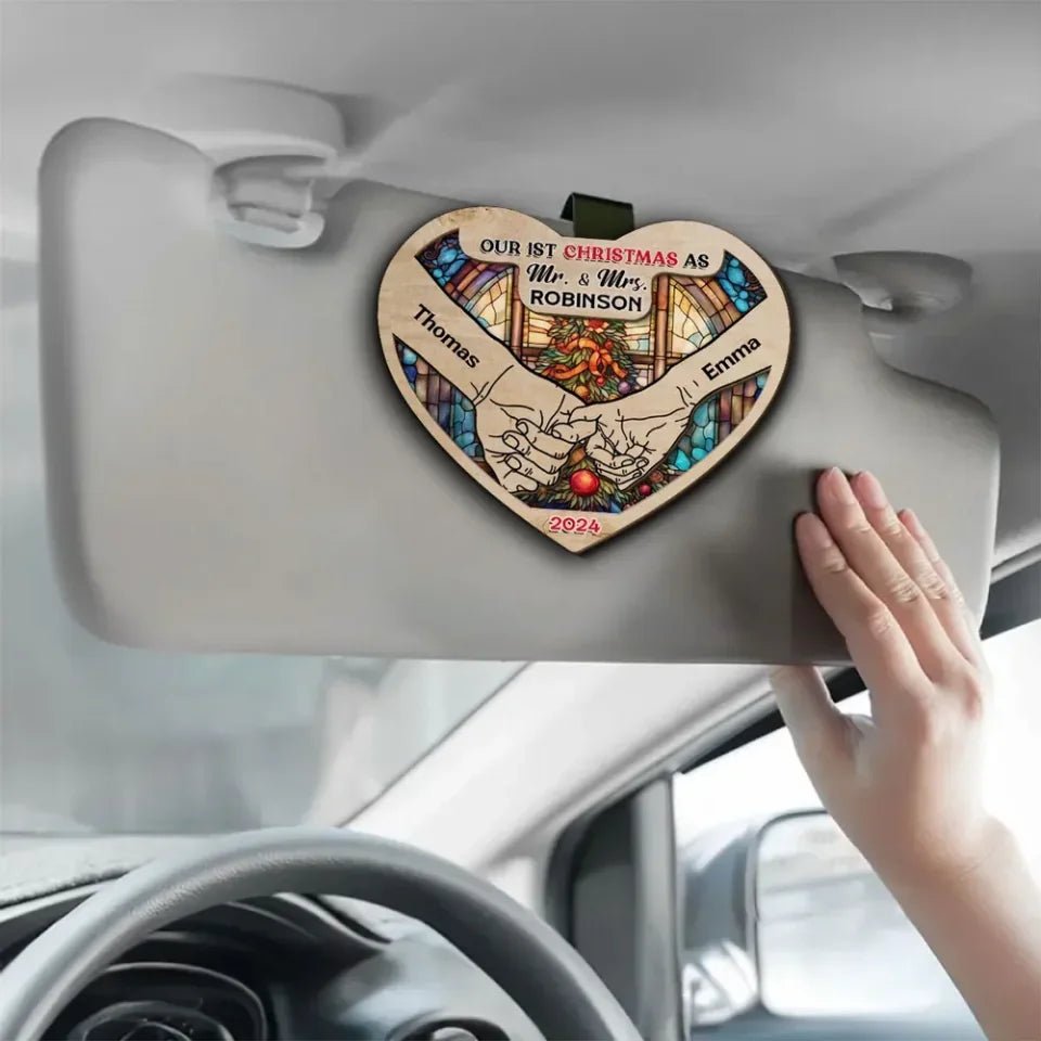 First Year - Personalized Custom Car Visor Clip 751852 - DiyGiftly